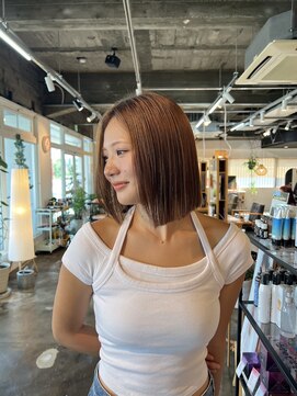 ファンファンバイルー 岐阜(fan fun by Rooo) ボブヘア