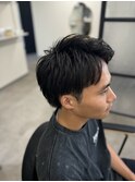 アップバングショート/ツーブロック／刈り上げ／ビジネス