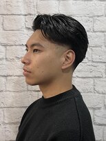 グレイスフル バーバープラチナム 六本木店(Graceful Barber platinum)&nbsp;ツーブロ七三オールバック