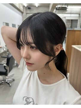 メラク(Merak) 韓国風顔まわりレイヤーカット【渋谷/表参道/Merak/髪質改善】