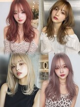 ブリーチ透明感ダブルカラーやインナーカラー/韓国カラーが得意★学割U24♪韓国ヘアーダブルカラーHarajuku