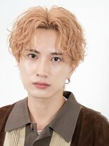 オーシャントーキョー 心斎橋(OCEAN TOKYO WEST)&nbsp;ハイトーン波巻きパーマメンズウルフツーブロック