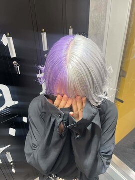 ワンズクロエ 原宿店(ONE's Chloe) 黒髪クラゲヘアーオリーブグレー小顔ココアベージュ原宿駅