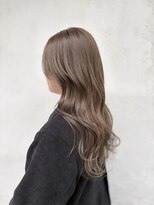 マスカリ(muscali)&nbsp;Ryoイメチェン透け感ベージュココア前髪ピンクベージュ髪質改善