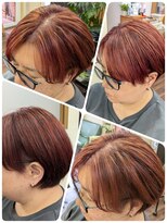 クリア 美容室&nbsp;ピンクで作るハイライトカラー☆