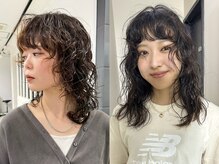 【個性が光るウルフ×パーマ】の躍動感◎ラフな動きで、誰とも被らない洗練されたスタイル。