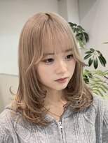 ミーム 原宿 表参道(meme)&nbsp;◎ブロンドハイトーンデザインカラーアンブレラカラー金髪