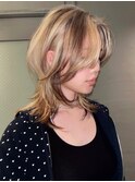 【Haco+】Miina_ミルクティーベージュ_ダブルカラー