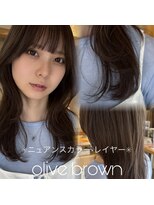 ドルセ(Dulce) ハッシュカット×オリーブブラウン透明感カラー