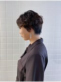 ショートヘア×ハードパーマ