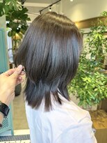 シアン 綱島店(CYAN)&nbsp;夏映えアッシュブラウンミディ