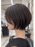 大人丸みショートボブ