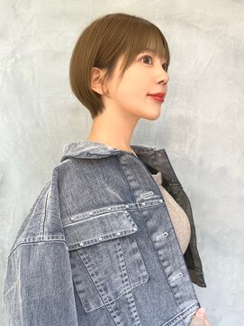 ロンド ジュルード 名古屋(Lond jeloud) 可愛さUPする丸みショートボブ