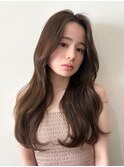 美髪ロングレイヤーレイヤーカットミディアムレイヤーワンカール