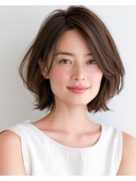 ハピネスフィール 宇治店(Happiness FEEL)&nbsp;35才以上伸ばし掛けくびれミディアムボブ