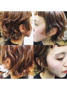 コレット ヘアー 大通(Colette hair) ショートバング×ショートウェーブ
