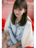 マーリャヘアー(mallia hair) さらさらワンカールストレートセミロングby塚本あつし