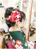 人気卒業式袴アップアレンジ【ヘアアレンジ 立川/立川南/袴】