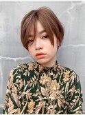 うざバングが可愛いショート