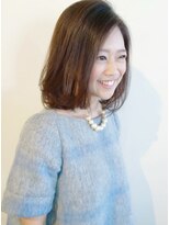 リコ(LIKO)&nbsp;大人のロブ☆クセ毛さんにもおすすめ◎ワンカール長めボブ