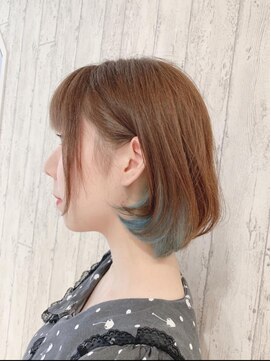 プログレス 武蔵藤沢店(PROGRESS) 流行インナーカラー！ターコイズブルー