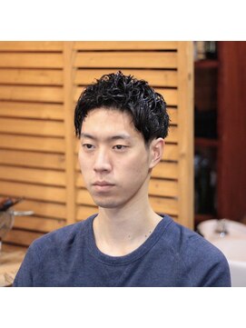 カイバーバーバイウッズ(Kai Barber by woods) men's cut perm