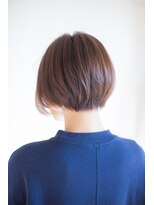 アッシュ ヘアーメイク 桐生(ash hair×make) 上品ベージュ×イングラカット×-5歳ナチュラルショートボブ