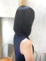 メリーチャームマーチ 寺田町南口店(merry Charm/MARCH) 光る艶感☆オリーブグレージュ【MARCH merry】ロブ/寺田町