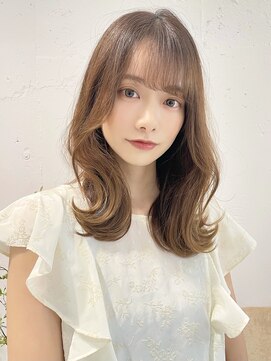 ルームバイシー 新宿(Loom. by Sea) ショコラベージュのくびれミディアム/似合わせカット【Loom.林】