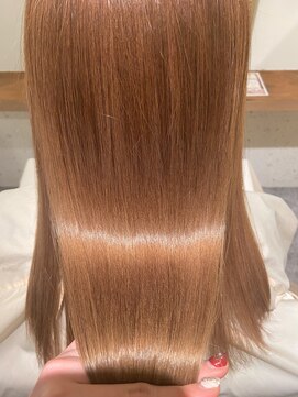 ムーン(moon) #ロングヘア #グレージュカラー #ボブウルフ#ココアベージュ