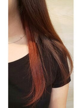 ネウィ 天王寺(newi) ◆イヤリングカラー/オレンジベージュ/ケアブリーチ/TOKIO