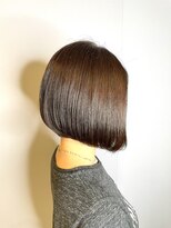 ブロッサム 東久留米店(Blossom)&nbsp;大人美人イメチェン大人丸みボブこなれヘアチェリーブラウン