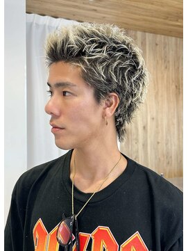 ディーン 岡崎店(DEAN) スパイキーショートダブルカラーインナーカラーケアブリーチ