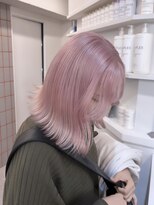 ペレ 渋谷(PELE)&nbsp;切りっぱなしボブ/エアリーロング/美髪/ピンクブラウン/渋谷