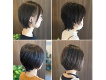 女性専用サロン シェリールの雰囲気（ショートヘアのお客様が多く、自分に似合う、楽なスタイルに）