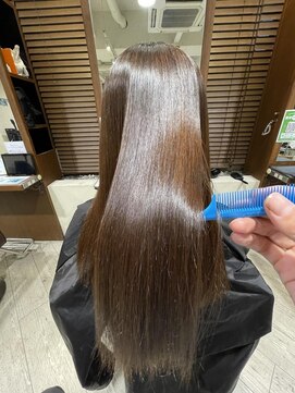 リー ヴィータ 上新庄(Lee Vita) 髪質改善カラーナチュラルブラウン30代40代