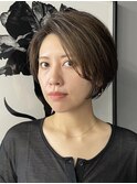 ショート/レイヤーカット/ウェットヘア/デザインカラー/銀座