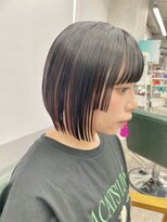 リミットバイアフィナー 大宮店(limit by Afinar) 切りっぱなしボブ/インナーカラー/姫カット