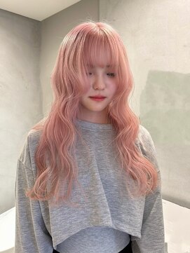 ペレ 梅田(PELE) 前髪/アンブレラカラー/こなれミディ/イメチェン/ウェーブパーマ