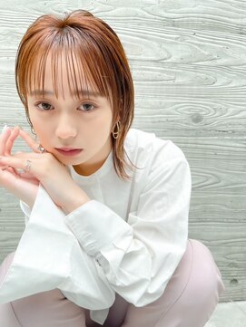 ロンドグロワール 大宮(Lond Gloire) 顔周りレイヤーカット小顔ボブルフブリーチなし透明感カラー大宮