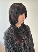 ロングウルフ/ウルフ/顔周りレイヤー/レイヤー/10代20代30代