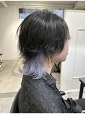 ○中性ウルフカットショートウルフヘアレイヤーカット顔まわり