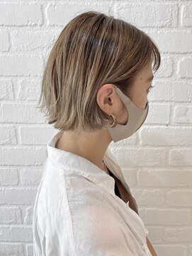 インデックスヘアーユー 錦糸町店(in'dex hair - U) ミルクティーベージュ/インナーカラー/ホワイトブロンド錦糸町