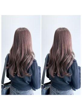 ニューヨークニューヨーク 阪急高槻店(NYNY) ブリーチなしダブルカラーミルクティーグレージュ透明感髪質改善