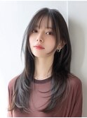 3分スタイリング/ロングレイヤー/大人韓国/三宮髪質改善
