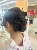 浴衣用ヘアアレンジ