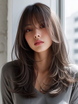 リアン(Lian)の写真/計算された一束で、印象が変わる。顔まわりに、品と垢抜けを。伸びても美しい、計算されたレイヤー。
