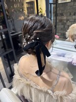 ゼンコー キチジョウジ シェール(ZENKO KICHIJOJI chere) タイトめシニヨン/結婚式ヘアアレンジ