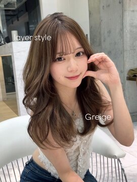 ロンドルピナス 小倉(Lond Lupinus) ミディアムヘア暗めカラー/デザインカラー/フェイスフレーミング