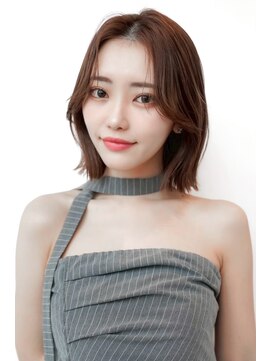 エースハバナ 渋谷(1 HAVANA) チョコグレージュ/20代30代大人かわいい/ミディアムレイヤー